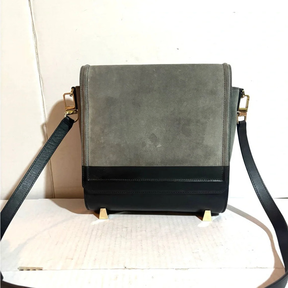 Alexandra wang Gray suede crossbody handbag - Picture 1 of 9